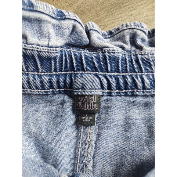 Wild Fable Paper Bag Shorts with Tie Front - Picture 5 of 6